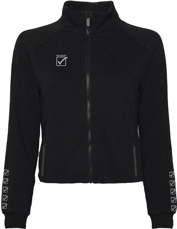 Givova - Dea - Trainingsjack - Zwart - Polyester