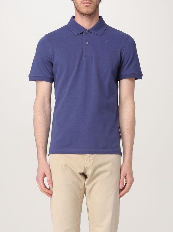 K-Way, Heren, Tops, Blauw, Maat: L