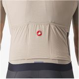 Castelli Espresso Korte Mouw Wielertrui Beige Man