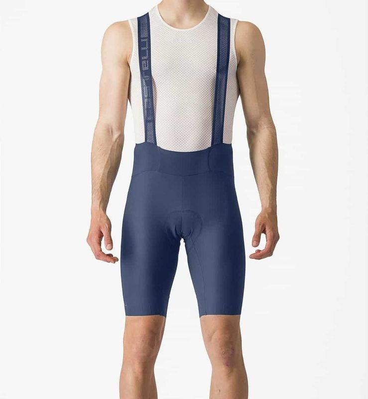 Castelli Espresso Bibshort heren fietsbroek Belgian Blue