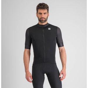 Sportful - SRK - Korte Mouwen Jersey - Zwart - Materiaal: Elastisch