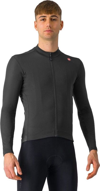 Castelli - Espresso Thermal - Lange Mouwen Jersey - Zwart