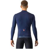 castelli espresso thermal long sleeve jersey blauw