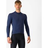castelli espresso thermal long sleeve jersey blauw
