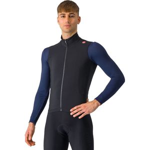 Castelli - Espresso - Fietsbodywarmer - Blauw - Winddicht - 78% Polyester, 22% Elastaan