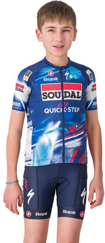 Castelli - Aero Soudal Quick Step 2025 - Jersey - Blauw - Korte Mouwen