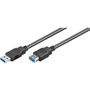 Ewent USB 3.0 verlengkabel type A/stekker/bus, voor USB-hub, harde schaal, printer, muis etc, overdrachtssnelheid tot 5 Gbit, 3 m, zwart