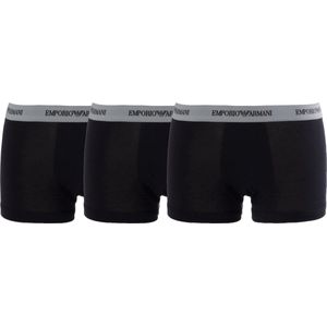 Emporio Armani - Trunks Essential Core - Boxershorts - Zwart - 3-Pack
