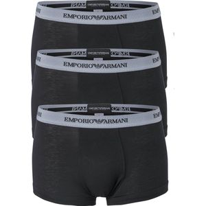 Emporio Armani - 111357-CC717 - Boxershorts - 3 Eenheden - Zwart - Katoen