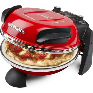 G3FERRARI - Delizia - Elektrische Pizzaoven - Rood - Staal - 1200 Watt
