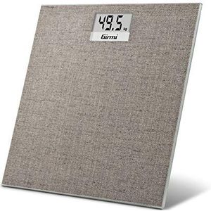 Personenweegschaal van glas met stofeffect, elektronisch, 100 g/150 kg