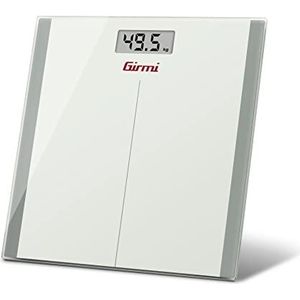 Girmi BP22 Digitale personenweegschaal, glas, 100 g/150 kg, wit