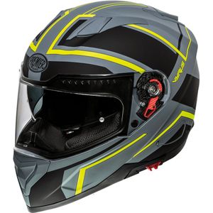Premier Vyrus ND, integraalhelm, donkergrijs/lichtgrijs/neon geel, XS