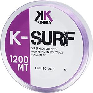 Kimera K-Surf vislijn voor volwassenen, uniseks, lichtpaars, 0,18 m