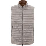 Herno - Reversibele Mouwloze Puffer Vest - Bruin