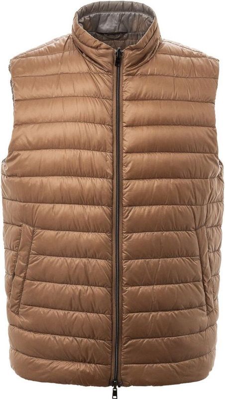 Herno - Reversibele Mouwloze Puffer Vest - Bruin