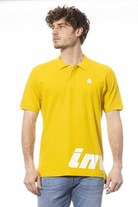 Invicta Geel Katoenen Heren Poloshirt