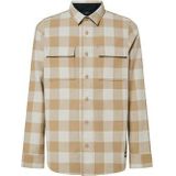 Oakley - Bear Cozy Flannel Mist Pebble - Blouse - Beige