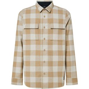 Oakley - Bear Cozy Flannel Mist Pebble - Blouse - Beige