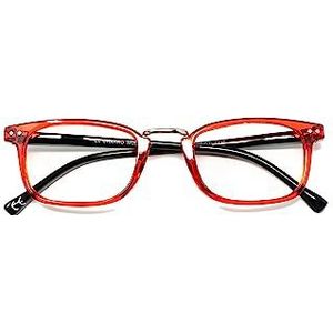 El Charro Leesbril Ohio rood +1,00-200 g