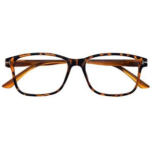 Corpootto Zakelijke leesbril, schildpad, uniseks, volwassenen standaard, Schildpad, Eén maat