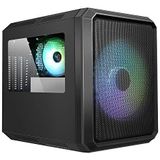 Itek Case QBO 8 EVO - Micro ATX, USB3, 200 + 120 mm ARGB ventilator, kaartlezer, 3 x transp raam