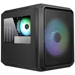 Itek - QBO 8 EVO - Micro ATX - USB3 - 200 + 120 mm ARGB Ventilator - Kaartlezer - 3 x Transp Raam