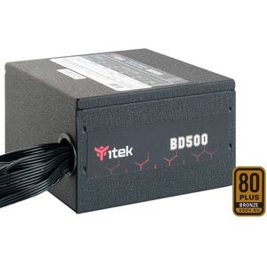 Itek - BD500 - PC Voeding - 500 Watt - HDB Ventilator - Actieve PFC