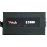 Itek - BD600 - Voeding ATX - Zwart - 600W