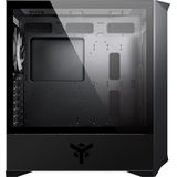 Itek - Vertibra Y210 - PC-behuizing - Zwart - Tempered Glass - ARGB Ventilator
