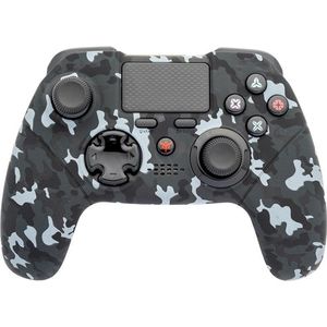 Itek Manette de jeu sans fil Evocon ADV B01 (Camouflage/Noir motief) (PS3, PS4), Controller, Zwart, Grijs