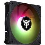 Itek - UW12 - Ventilator - Zwart - 12 cm - RGB-LED-verlichting