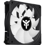 Itek - UW12 - Ventilator - Zwart - 12 cm - RGB-LED-verlichting