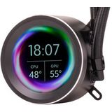 Itek - Arctic Sphere - Koellichaam - 240 mm - SKT Universal - PWM Fan LCD 2.8"