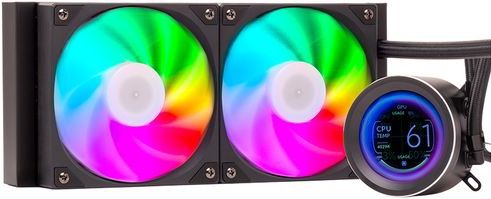 Itek - Arctic Sphere - Koellichaam - 240 mm - SKT Universal - PWM Fan LCD 2.8"