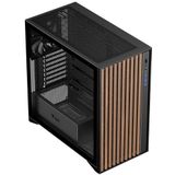 Itek - Woody - PC-behuizing - Zwart - Acrylonitril-butadieen-styreen