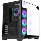 Itek - Dark Cave Pano - PC-behuizing - Zwart - ATX Mini-ITX mATX