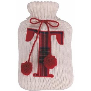 Villa d'Este Home Tivoli Warmwaterkruik, wit + rood, 2 liter