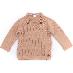 Bamboom Baby Trui Knitted Rib Roze