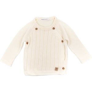 Bamboom Knitted Trui Met Overslag Camel