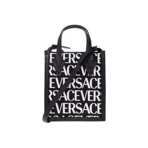 Versace Schoudertas met monogram , Black , Heren , Maat: ONE Size