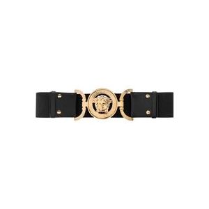 Versace, Elastische taille Riem Zwart, Dames, Maat:M