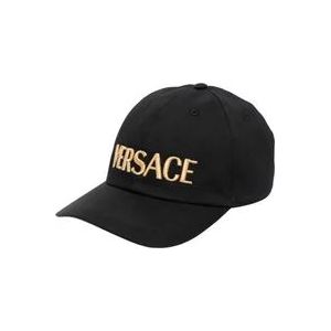 Versace, Accessoires, Heren, Zwart, 57 CM, Katoen, Baseball cap