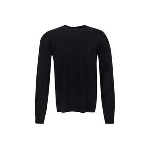 Versace, Heren, Sweatshirts & Hoodies, Zwart, Maat: S Zijde,