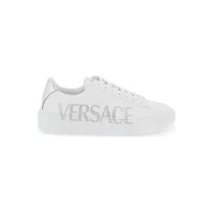 Versace Sneakers met logo , White , Heren , Maat: 42 EU