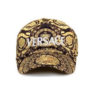 Versace, Accessoires, Dames, Geel, 58 CM, Baseballpet