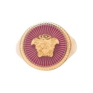 Versace Medusa Biggie Ring , Pink , Dames , Maat: 54 MM