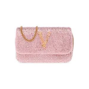 Versace ‘Virtus Mini’ schoudertas , Pink , Dames , Maat: ONE Size