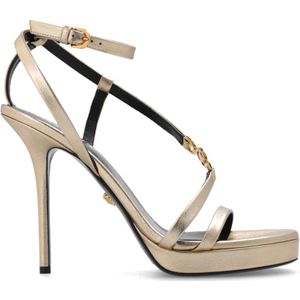 Versace, Dames, Schoenen, Geel, Maat: 40 EU Leer,