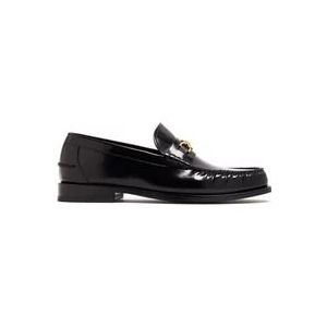 Versace Versierde loafers , Black , Heren , Maat: 45 EU